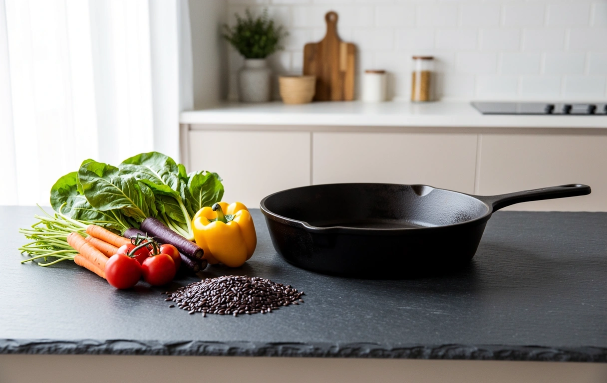 Frische, bewusste Zutaten für die Männerküche